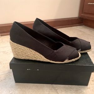 Lauren Espadrille Cecilia Wedges Size 10